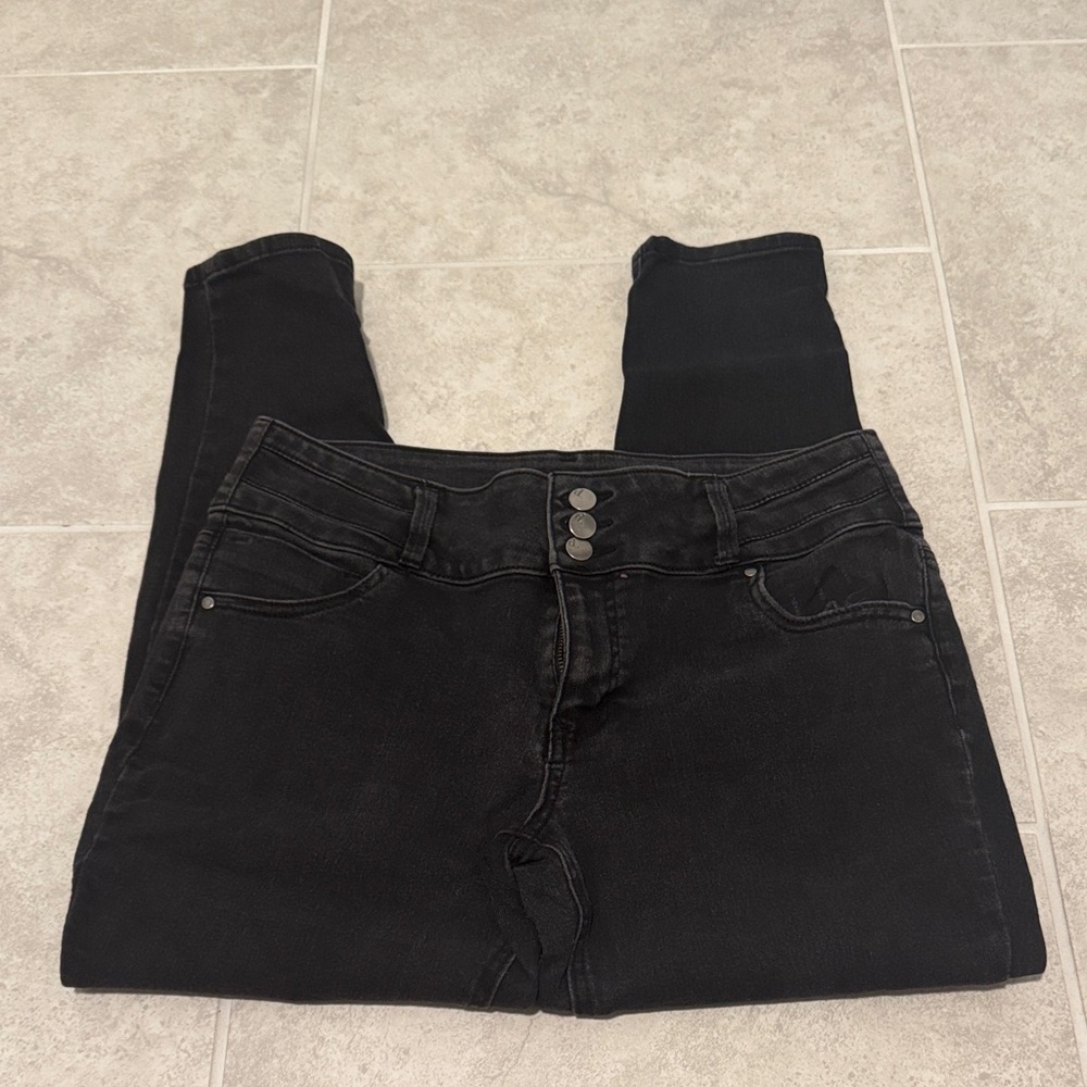d. jeans Women's High Rise Black Jeans